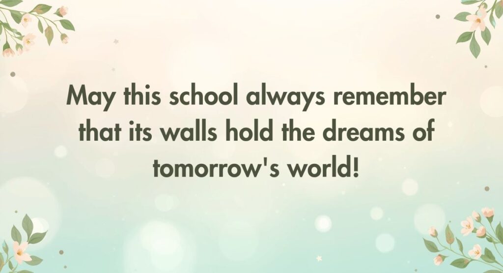 Best Wishes Quotes For School Anniversary