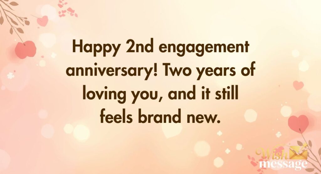 Happy 2nd Engagement Anniversary Wishes To Husband