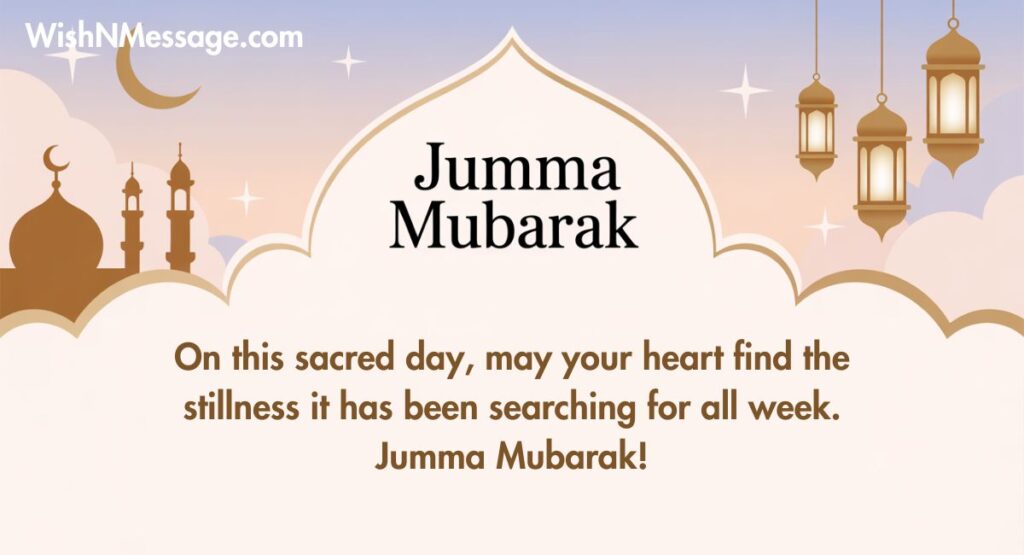 Jumma Mubarak Quotes for Peace and Blessings