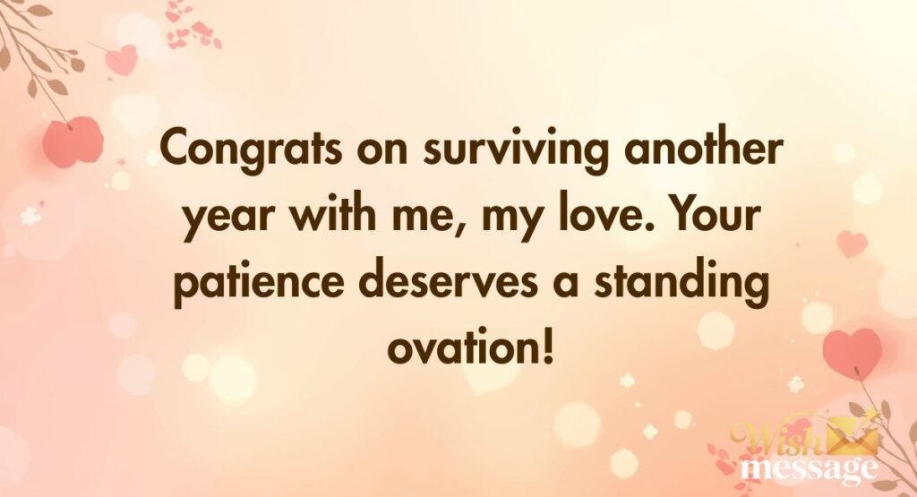 Playful Engagement Anniversary Wishes To Husband