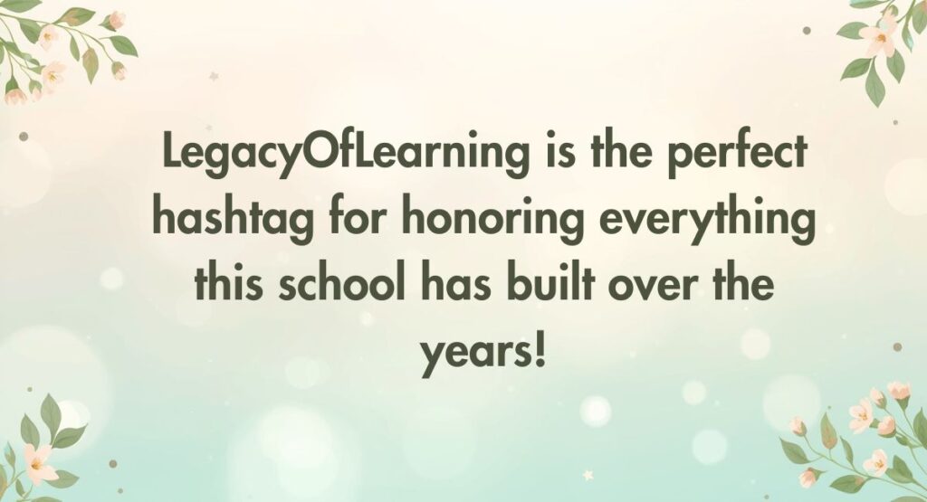 Unique Hashtags for School Anniversary Celebration Posts