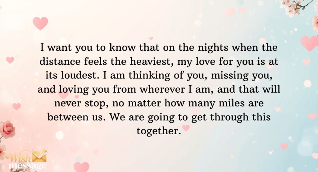 Best Paragraphs for Her Long Distance