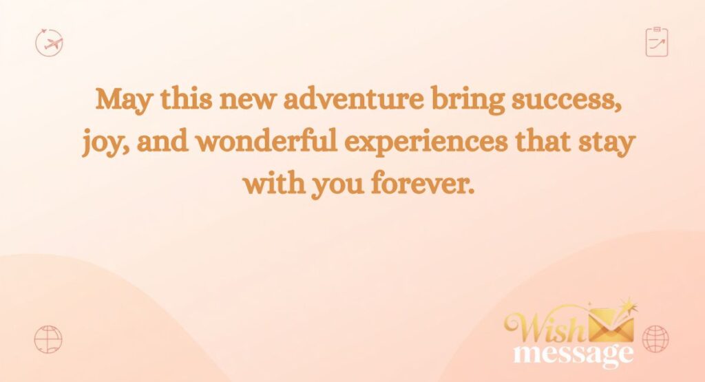 Best Wishes for New Journey