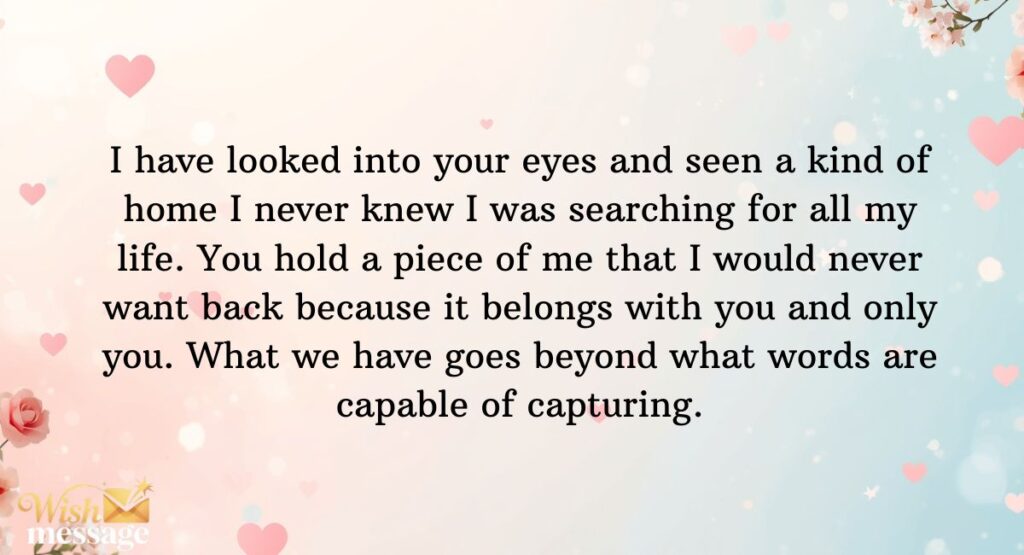 Deep Love Paragraphs for Her
