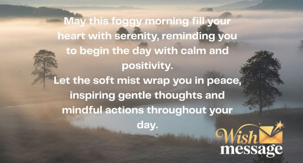 Foggy Morning Quotes For A Peaceful Start