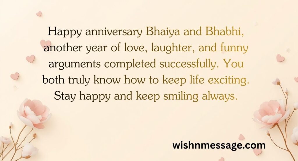Fun & Quirky Anniversary Wishes