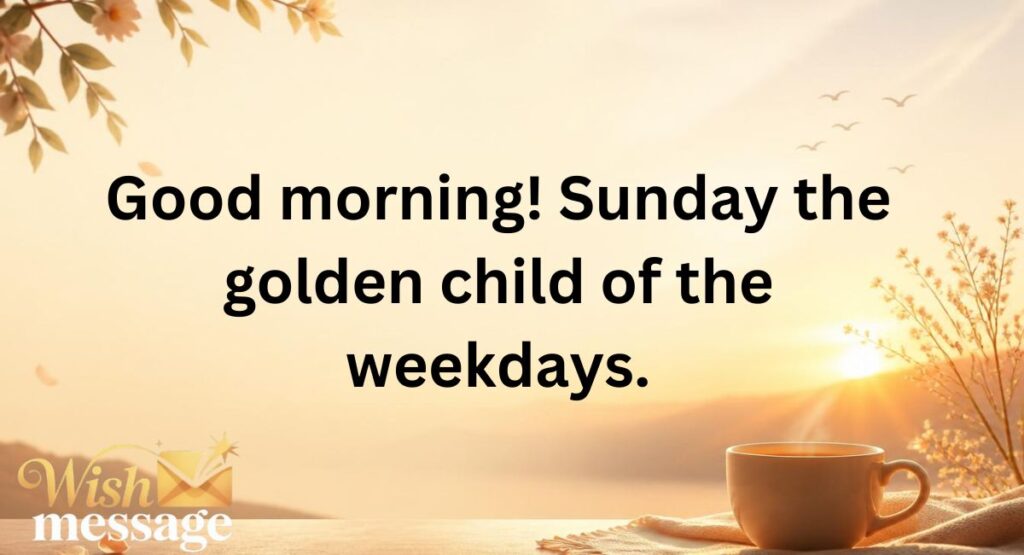 Funny Good Morning and Happy Sunday Messages