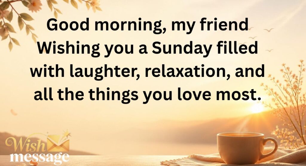 Good Morning and Happy Sunday Messages for Boyfriend
