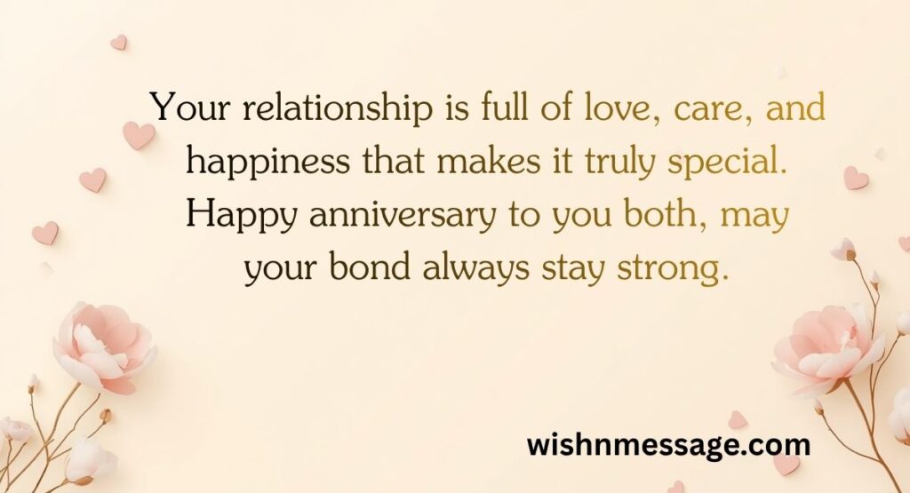 Happy Marriage Anniversary Wishes for Bhai and His Spouse