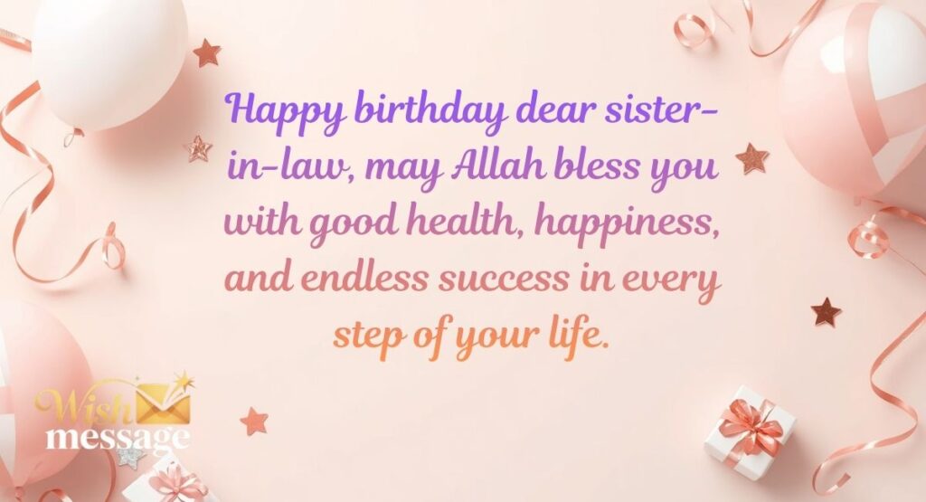 Religious Birthday Wishes for Sister-in-Law