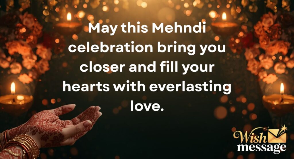 Romantic Mehndi Wishes for Couples