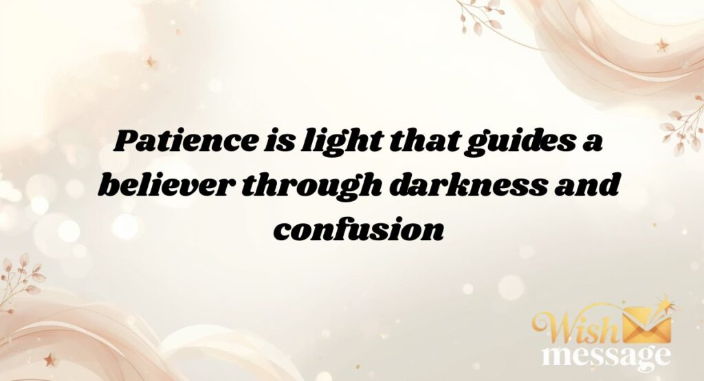 Sabr Quotes from Hadith
