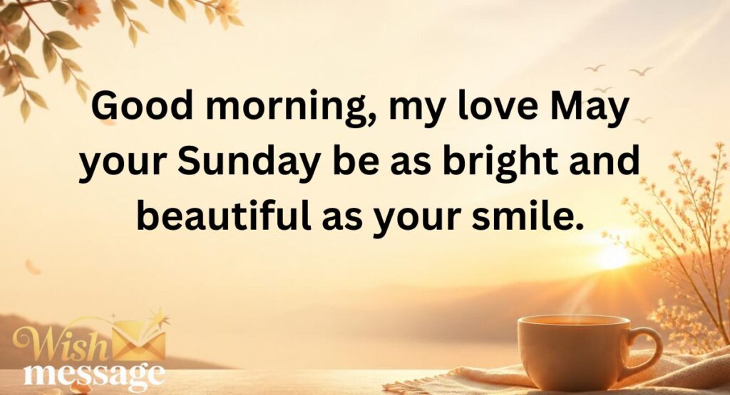 Sunday Good Morning Messages for WhatsApp