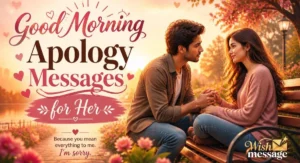 120+ Good Morning Apology Messages for Her | Romantic Sorry Texts