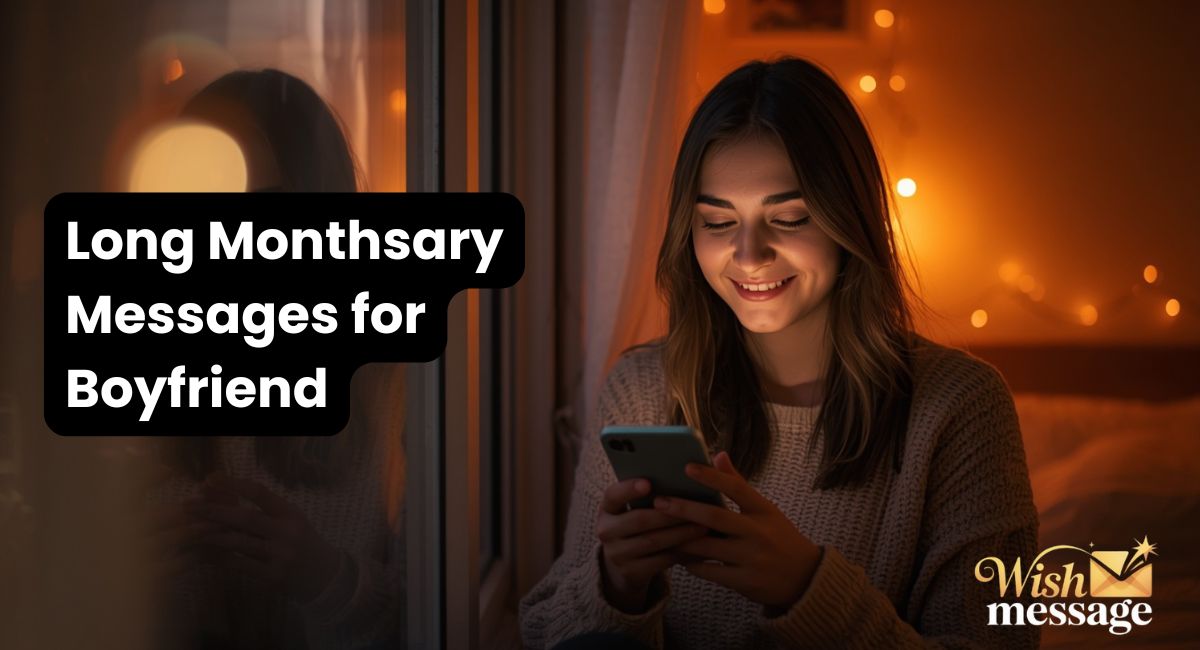 135+ Long Monthsary Messages for Boyfriend That Touch His Heart