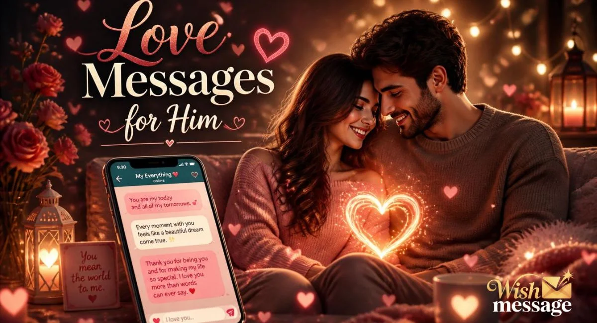 140 Romantic Love Messages for Him to Melt His Heart