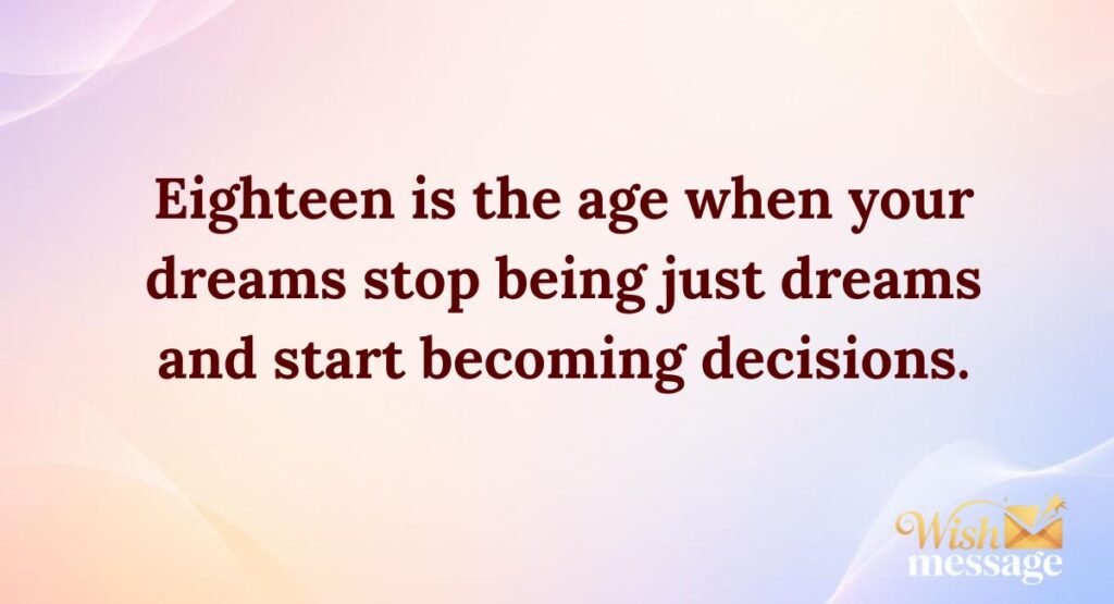 18th Birthday Quotes