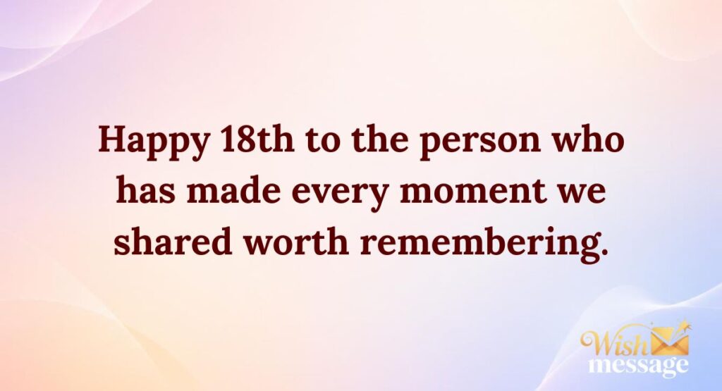 18th Birthday Wishes for a Friend