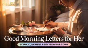 300+ Good Morning Letters for Her (By Mood, Moment & Relationship)