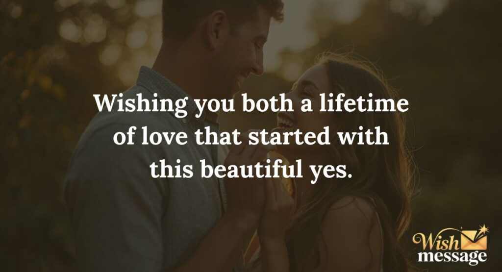 Best Wishes to You Both for Engagement