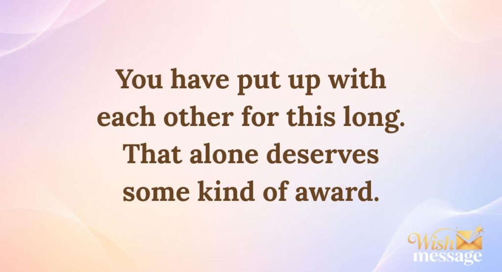 Funny Anniversary Wishes for Elderly Couples