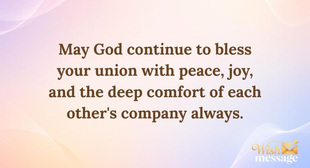 Religious and Blessing Anniversary Wishes for Elderly Couples