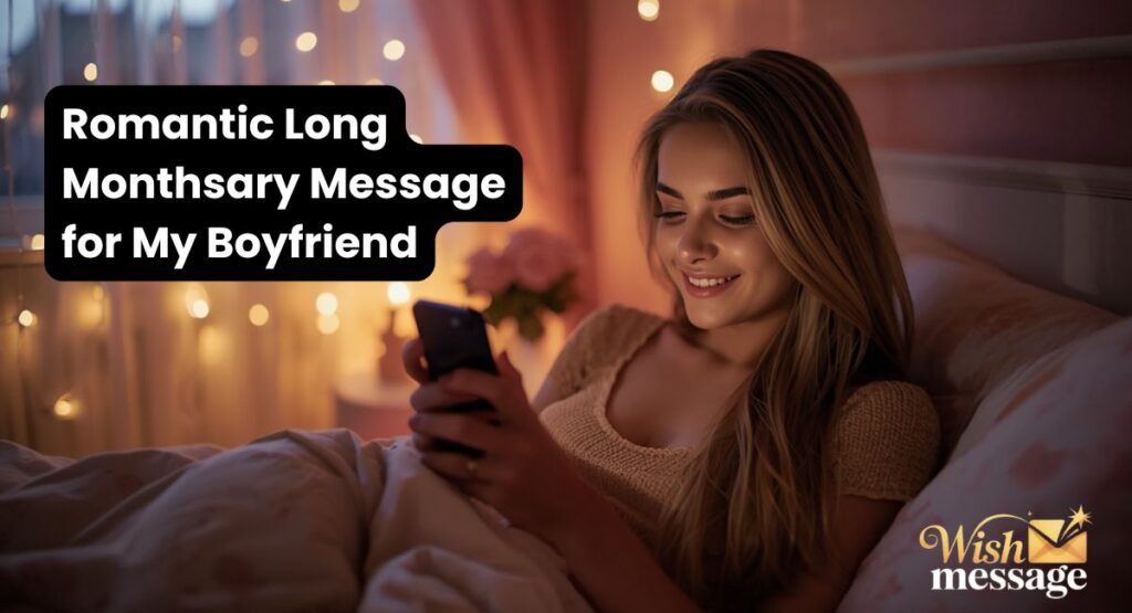 Romantic Long Monthsary Message for My Boyfriend