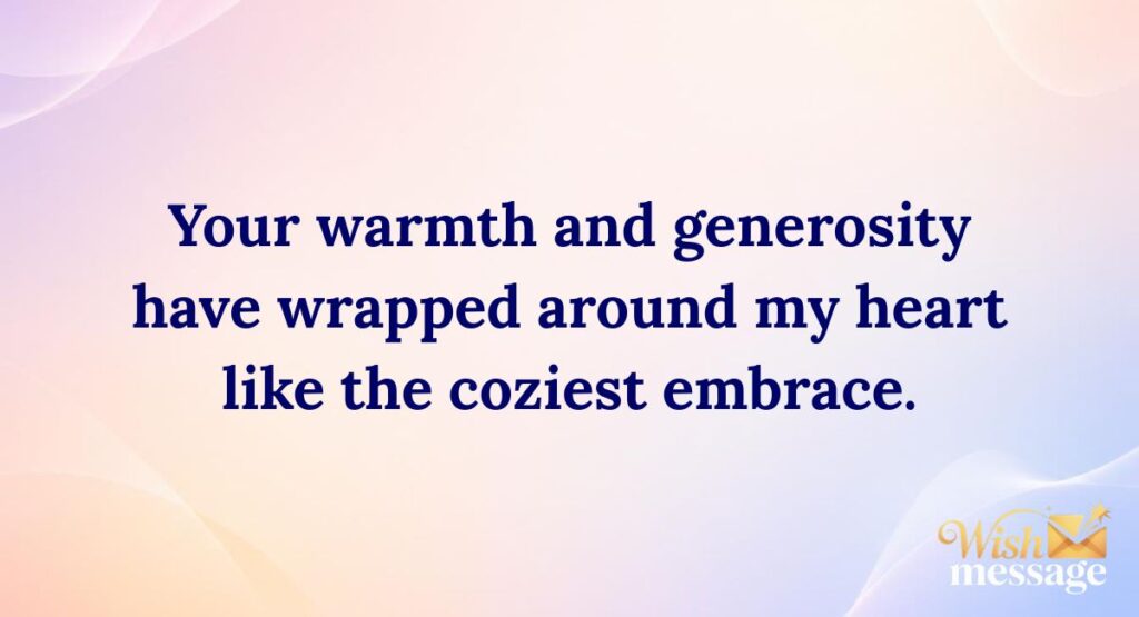 Warm and Meaningful Thank You Messages