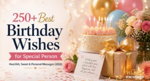 250+ Best Birthday Wishes for Special Person That Feel Heartfelt & Personal