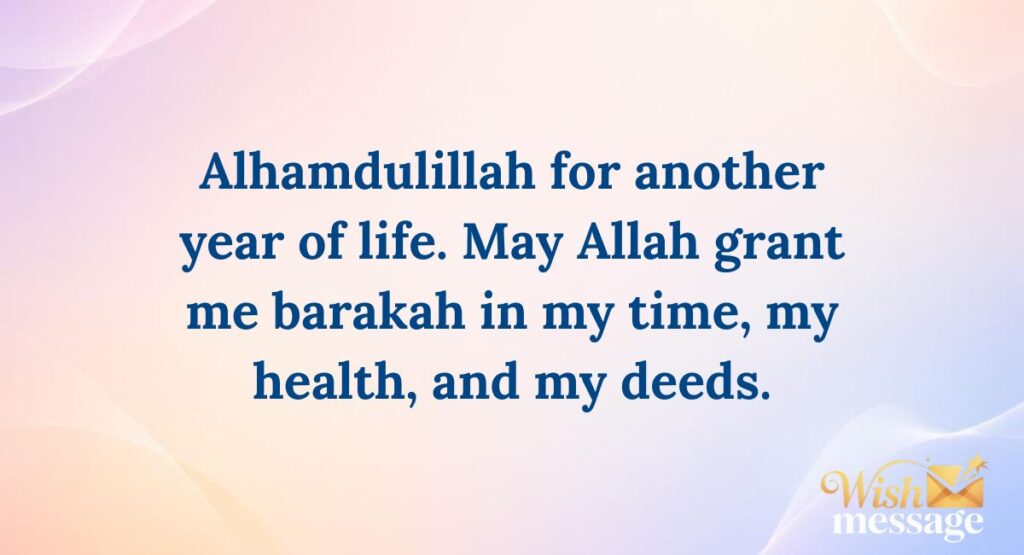 Birthday Prayers & Blessings for Myself