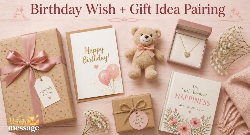 Birthday Wish and Gift Idea Pairing