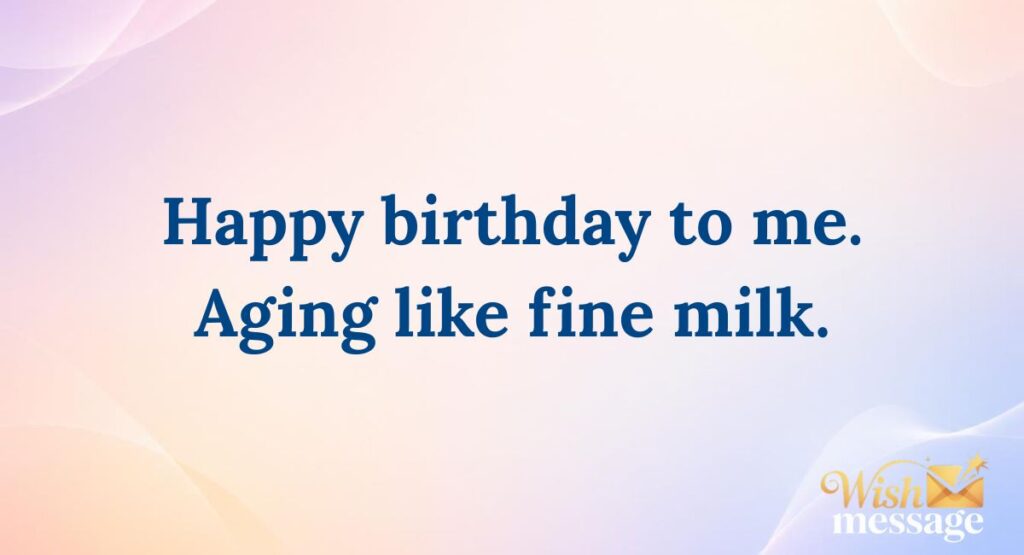 Funny Birthday Quotes for Myself