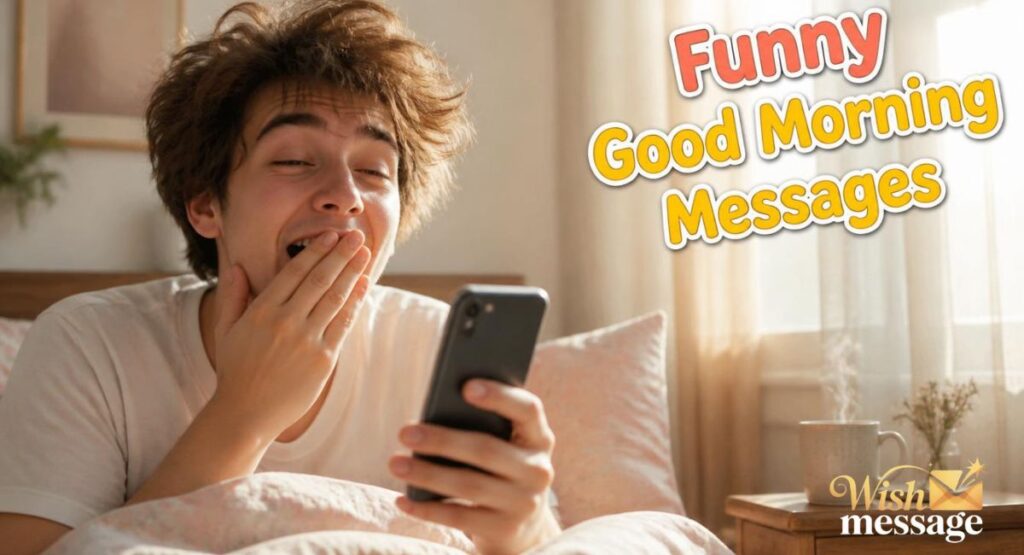 Funny Good Morning Messages for a Friend