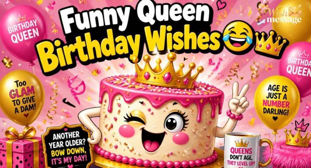 Funny Queen Birthday Wishes