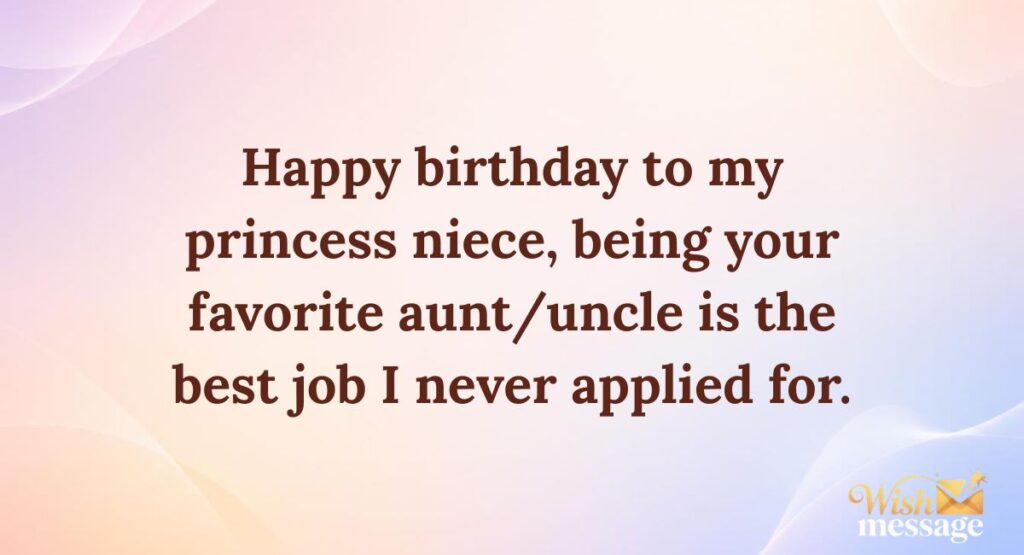 Happy Birthday Princess Wishes for Niece