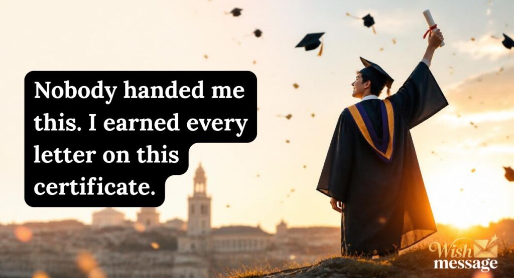 Inspirational Graduation Messages for Myself