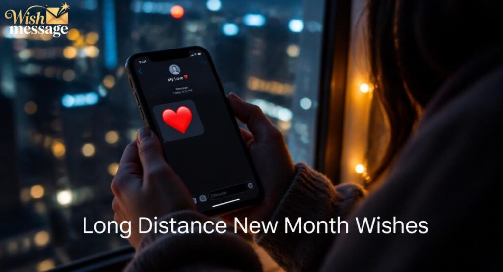 Long Distance New Month Wishes to My Love