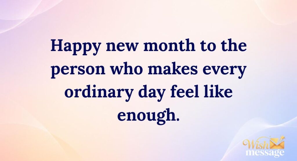 New Month Messages for Husband/Wife or Partner