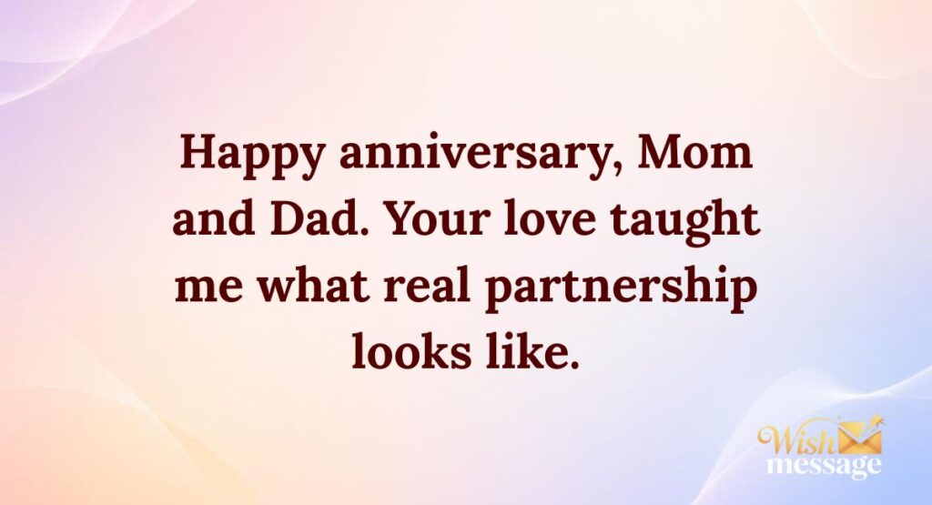 WhatsApp Anniversary wishes for parents