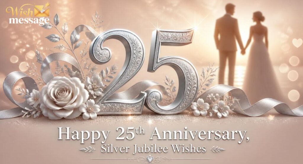 25th Anniversary (Silver) Wishes for Devar Devrani