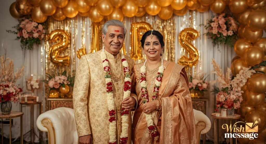 50th (Golden Jubilee) Anniversary Wishes for Uncle and Aunty