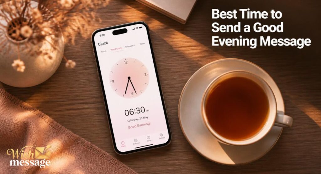 Best Time to Send a Good Evening Message