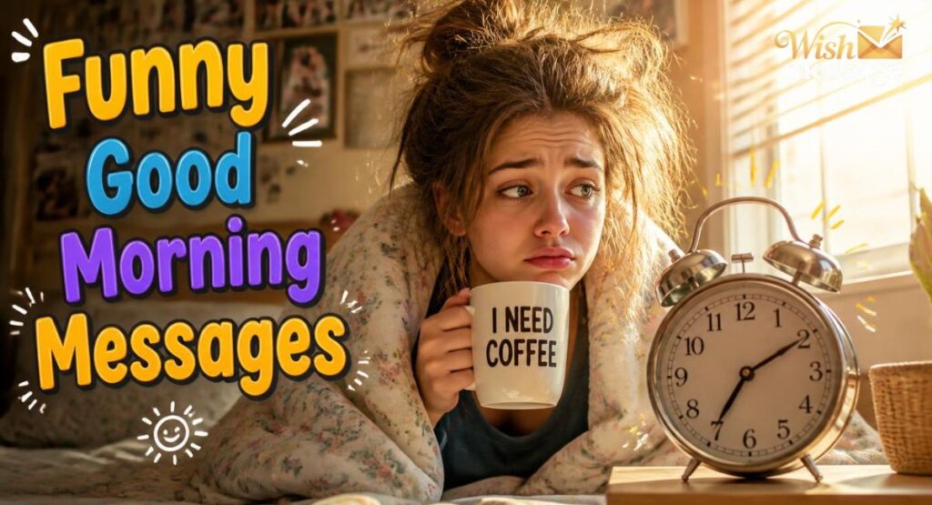 funny good morning messages for daughter