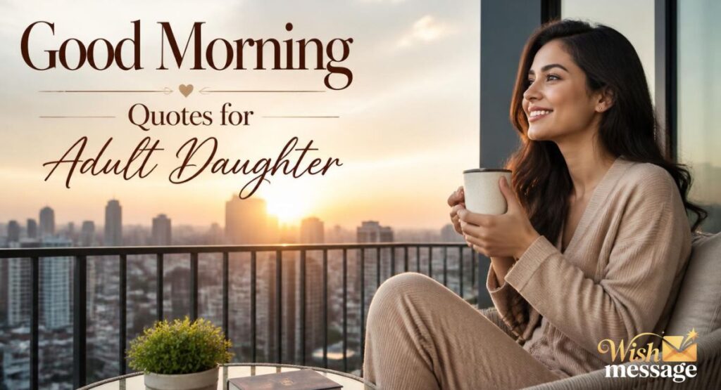 Good Morning Quotes for Adult / Grown Daughter