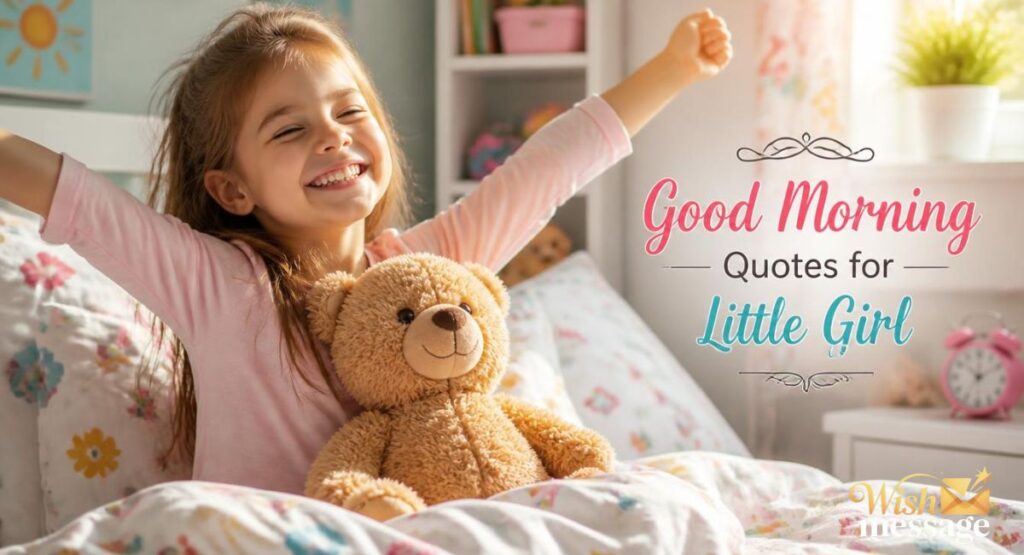 Good Morning Quotes for Little Girl / Toddler Daughter