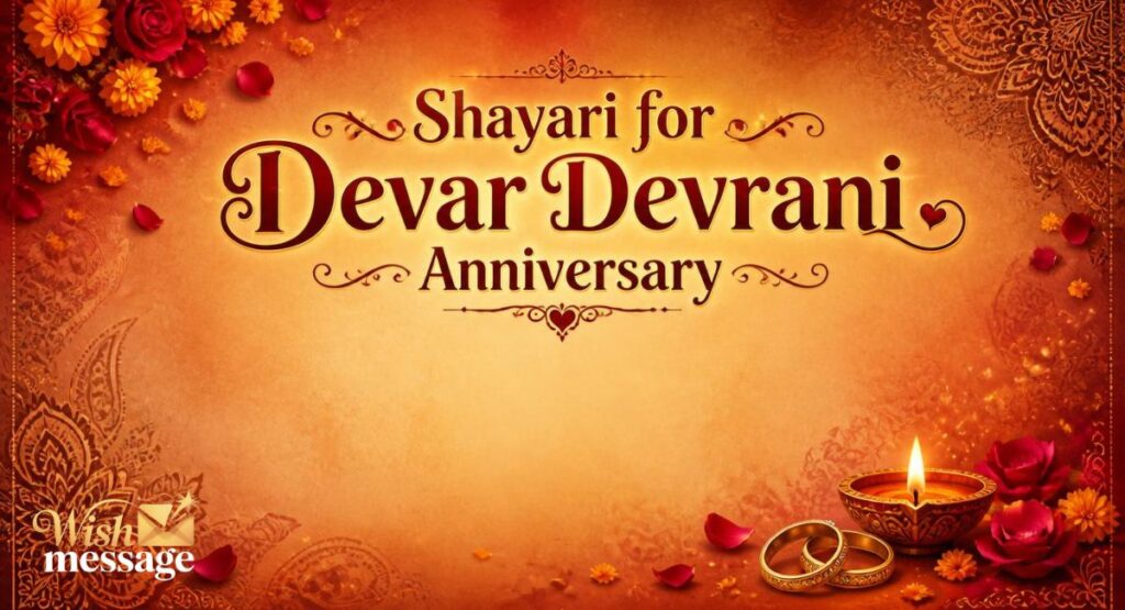 Shayari for Devar Devrani Anniversary