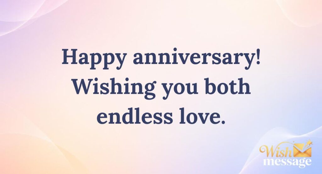 Short & Simple Anniversary Wishes for Uncle and Aunty