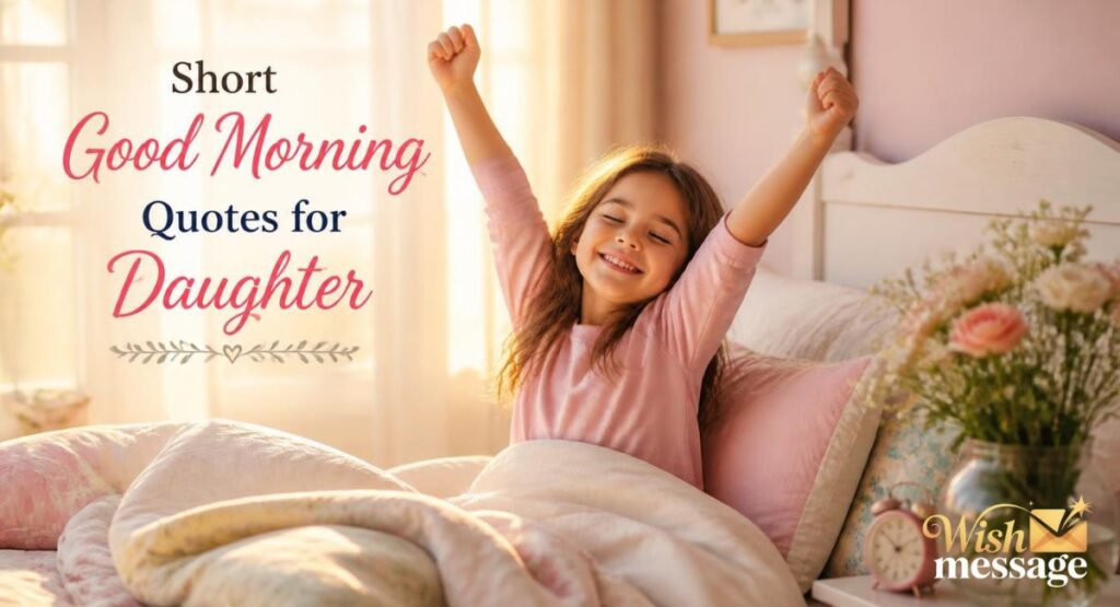 Short Good Morning Quotes for Daughter